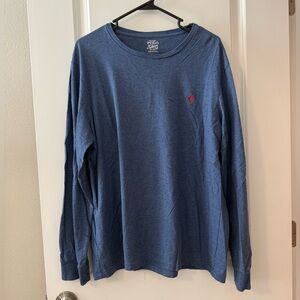 Polo by Ralph Lauren Men's Blue Long Sleeve Tee